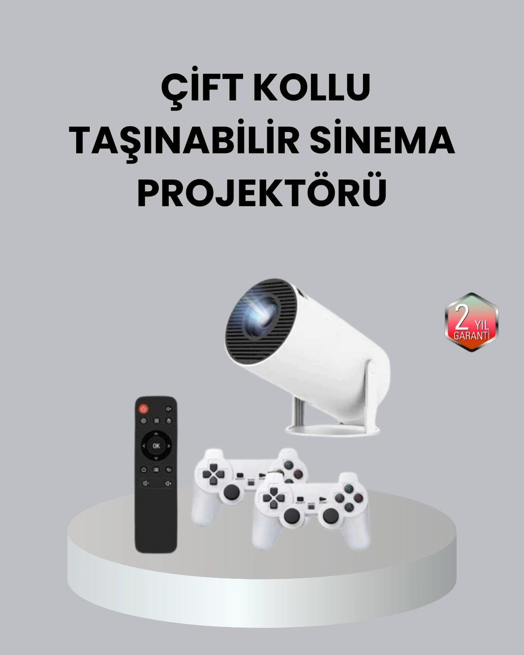 4k Wi-fi 6 Projeksiyon Cihazı – 10.000+ Oyun Desteği, Kablosuz Bağlantı Ve Çoklu Giriş Portları ( Lisinya )