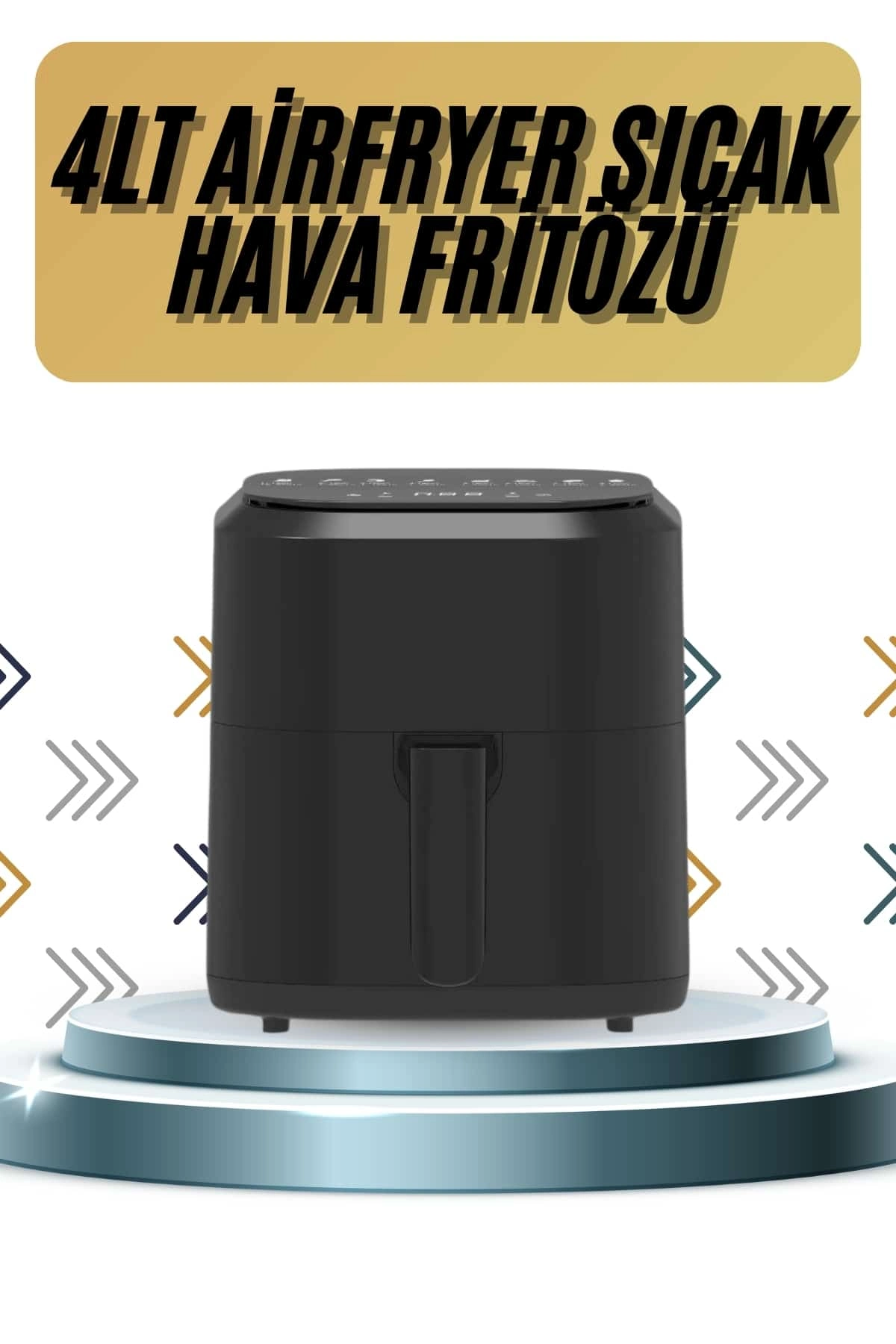 4l Airfryer Hazneli Hava Fritözü Yağsız Fritöz Taşınabilir Fırın İşlevi Gören Pratik ( Lisinya ) 4l Airfryer Hazneli Hava Fritözü Yağsız Fritöz Taşınabilir Fırın İşlevi Gören Pratik ( Lisinya )