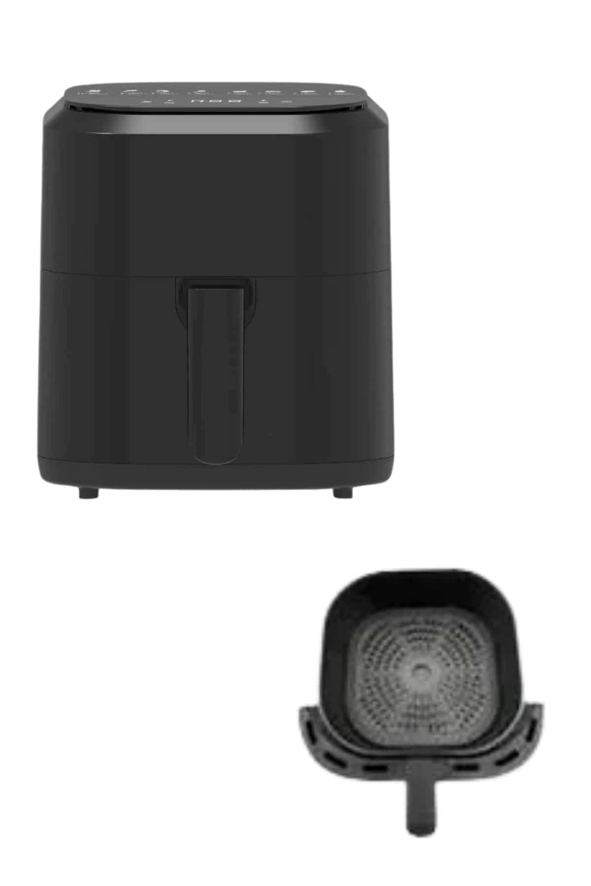 4l Airfryer Hazneli Hava Fritözü Yağsız Fritöz Taşınabilir Fırın İşlevi Gören Pratik ( Lisinya )