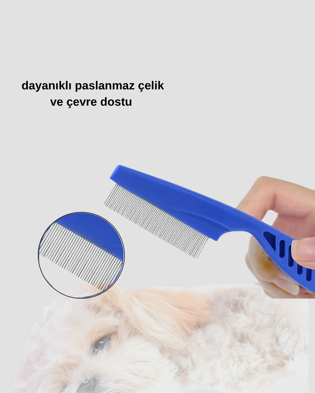 4’lü Kedi Köpek Tüy Temizleme Seti – Paslanmaz Çelik,ergonomik Ve Uzun Ömürlü ( Lisinya )