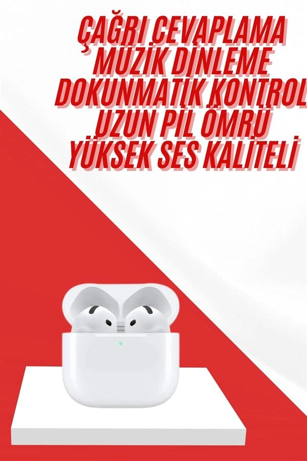 4.nesil Bluetooth Kulaklık Yüksek Ses Kaliteli Dokunmatik Kontrol Özellikli ( Lisinya )