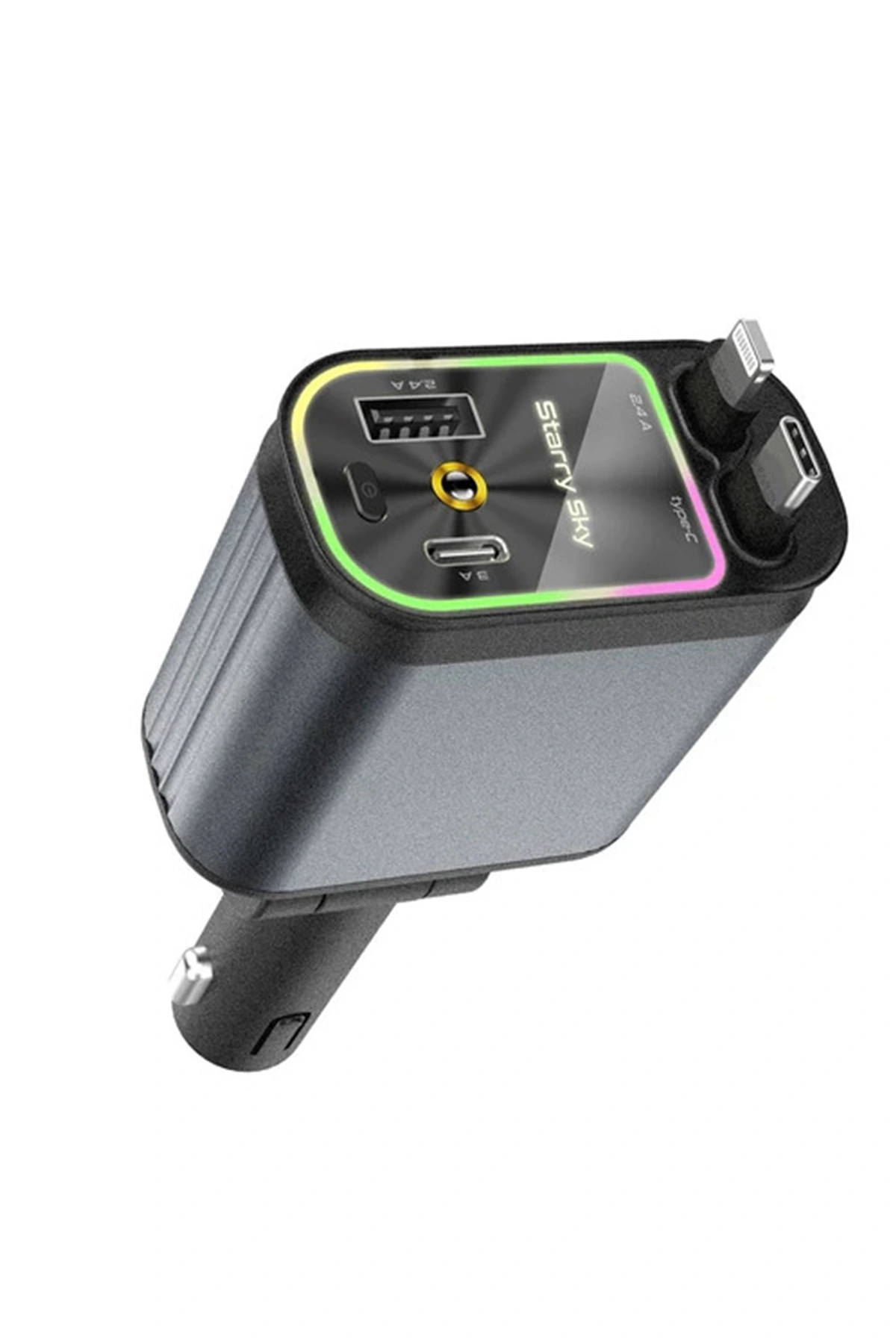 4’ü 1 Arada Çift Usb Bağlantı Çakmaklık, Type-c Hızlı Şarjlı 66w,geri Çekilebilir Araç Telefon Şarj Cihazı ( Lisinya ) 4’ü 1 Arada Çift Usb Bağlantı Çakmaklık, Type-c Hızlı Şarjlı 66w,geri Çekilebilir Araç Telefon Şarj Cihazı ( Lisinya )