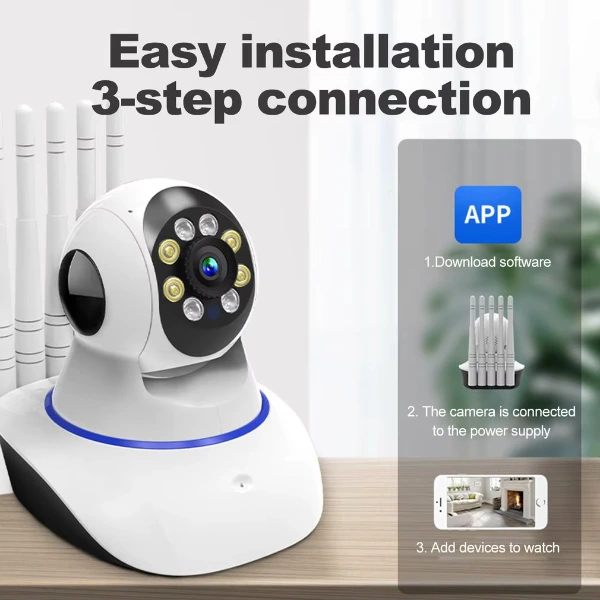 5 Antenli Bebek Ev Güvenlik Kamerası ( Lisinya ) 5 Antenli Bebek Ev Güvenlik Kamerası ( Lisinya )