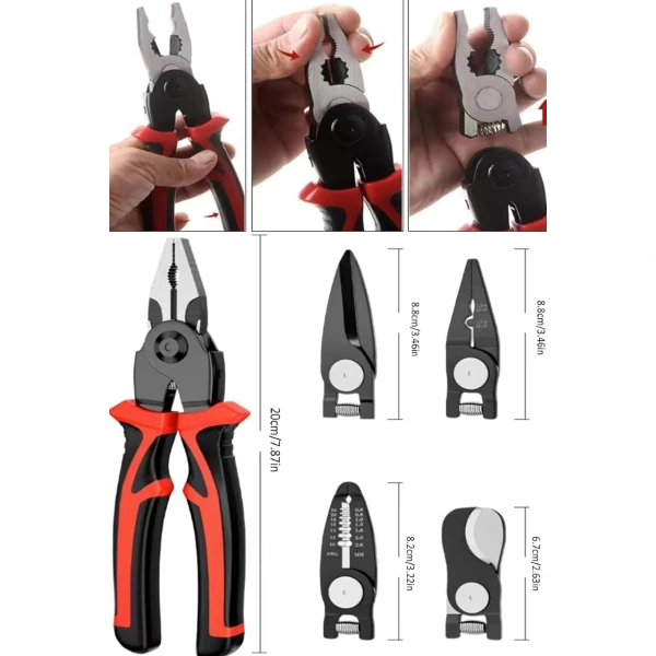 5 Başlıklı Pense Seti ( Lisinya )