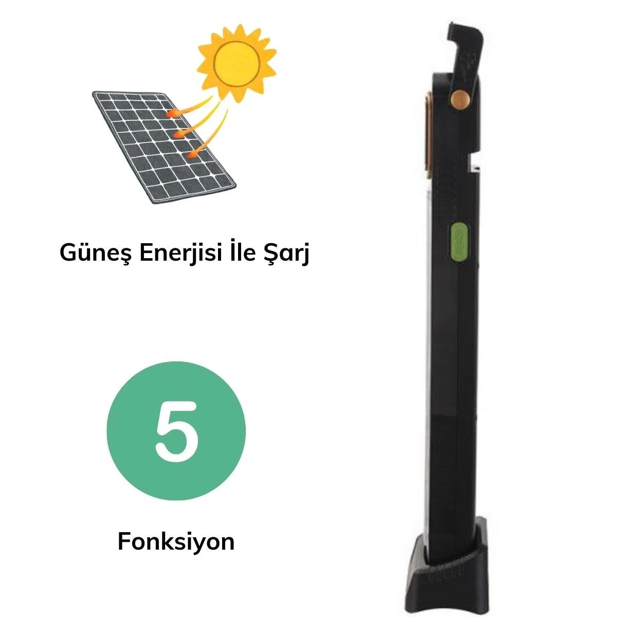 5 Fonksiyonlu Güneş Enerjisi İle Şarj Olabilen 48 Ledli Işıldak,aydınlatma Pr-3838 ( Lisinya ) 5 Fonksiyonlu Güneş Enerjisi İle Şarj Olabilen 48 Ledli Işıldak,aydınlatma Pr-3838 ( Lisinya )