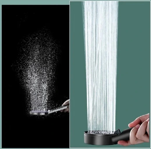 5 Kademeli Duş Başlığı Siyah ( Lisinya ) 5 Kademeli Duş Başlığı Siyah ( Lisinya )