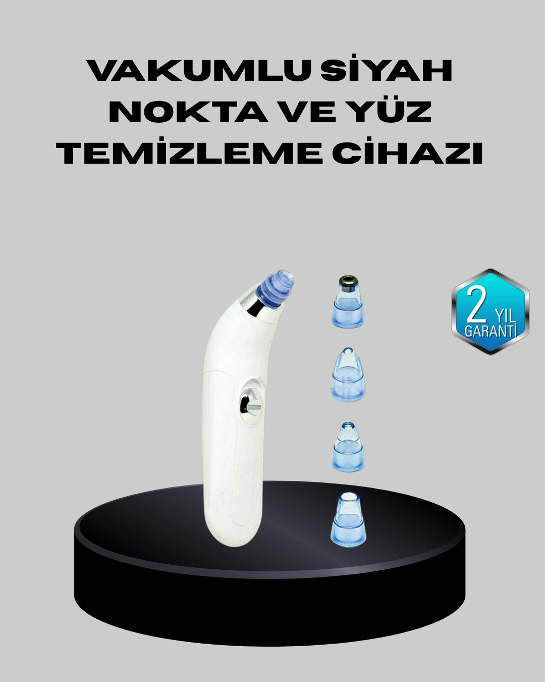 5 Kademeli Vakumlu Gözenek Temizleyici – Su Geçirmez Ve Taşınabilir Siyah Nokta Cihazı ( Lisinya )