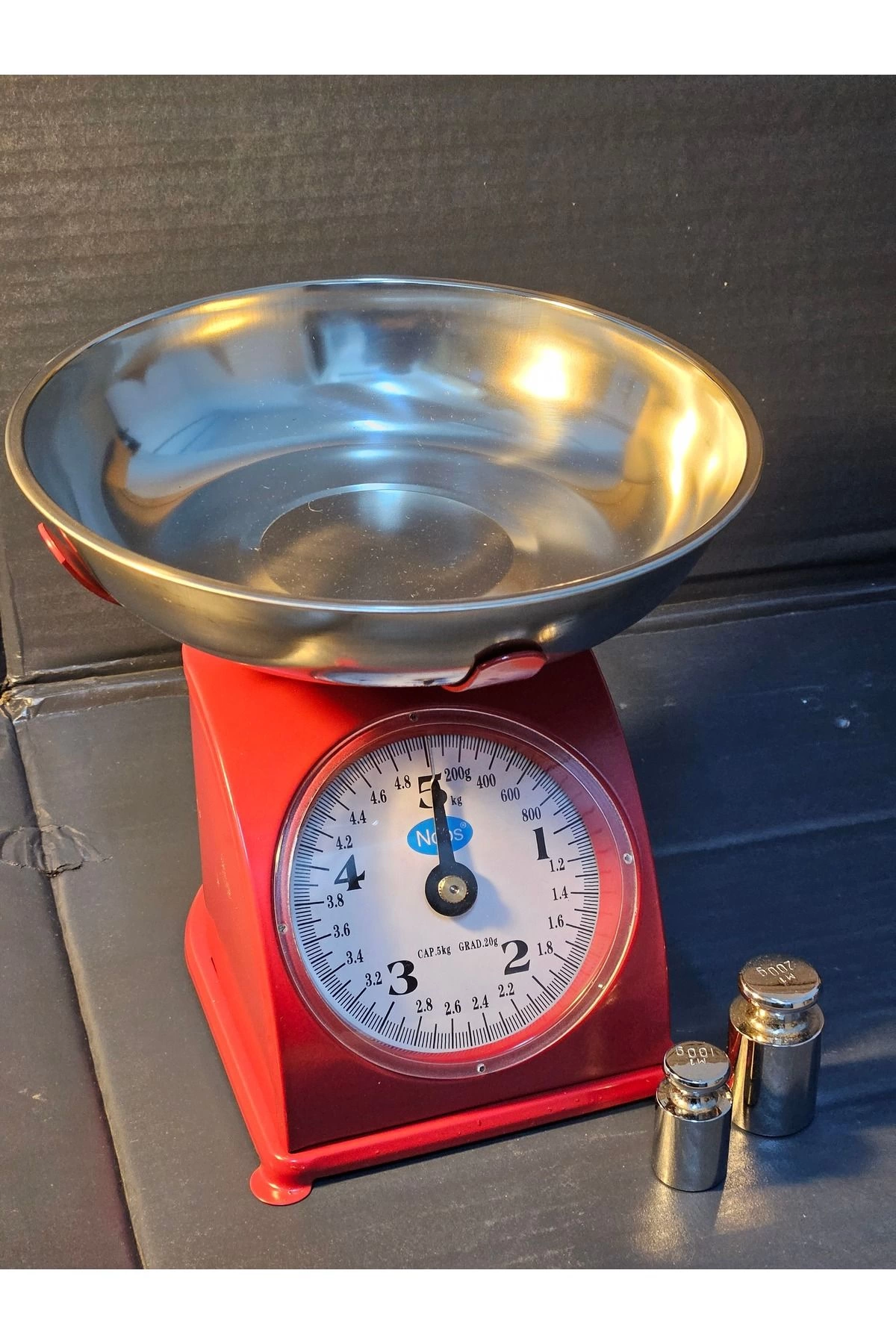 5 Kg Retro Nostalji Mutfak Tartısı Analog Terazi ( Lisinya )