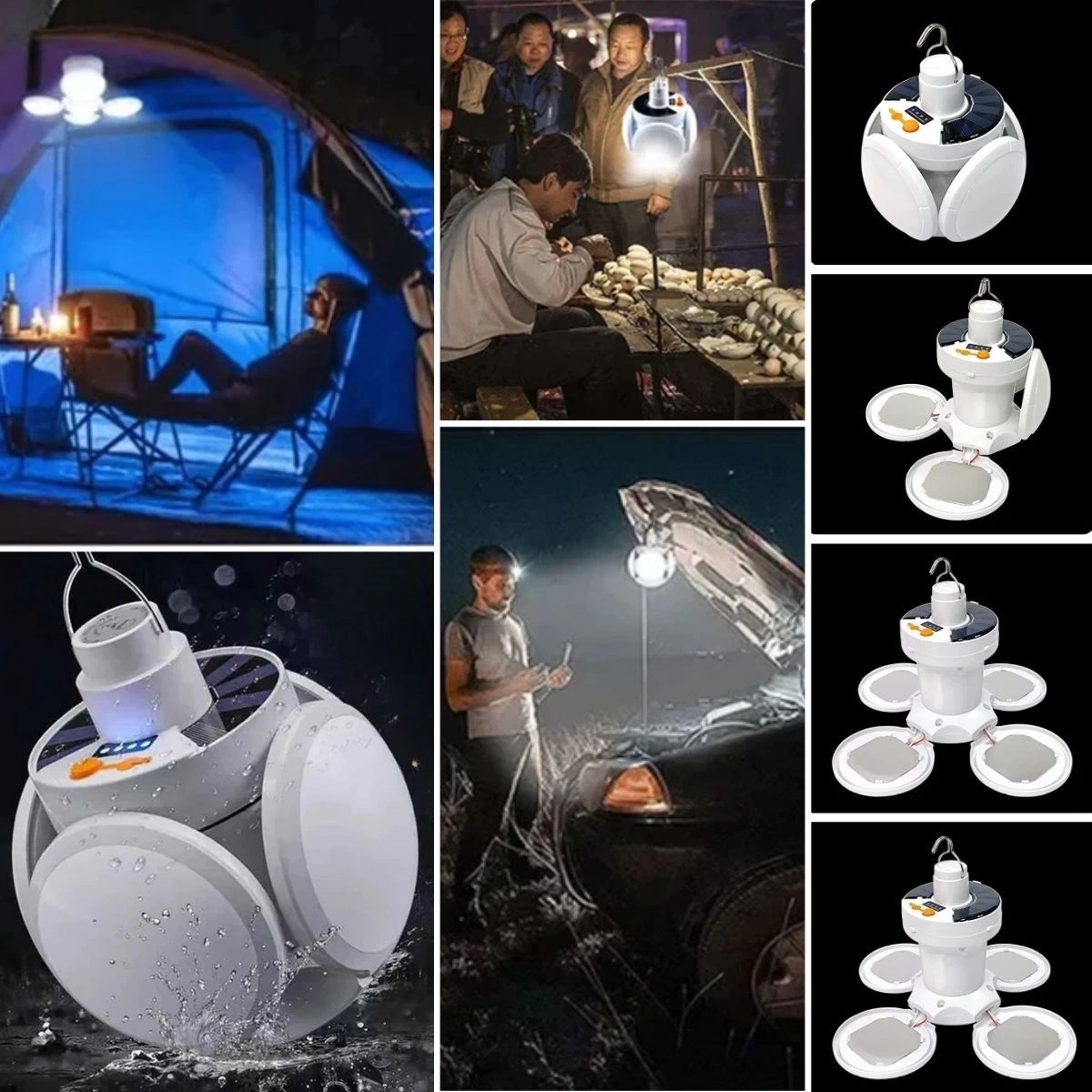 5 Led'li 3 Farklı Işık Modlu Açılıp Kapanabilir Led Kanatlı Güneş Enerjili Solar Aydınlatma Asılabilir Kamp Feneri ( Lisinya ) 5 Led'li 3 Farklı Işık Modlu Açılıp Kapanabilir Led Kanatlı Güneş Enerjili Solar Aydınlatma Asılabilir Kamp Feneri ( Lisinya )