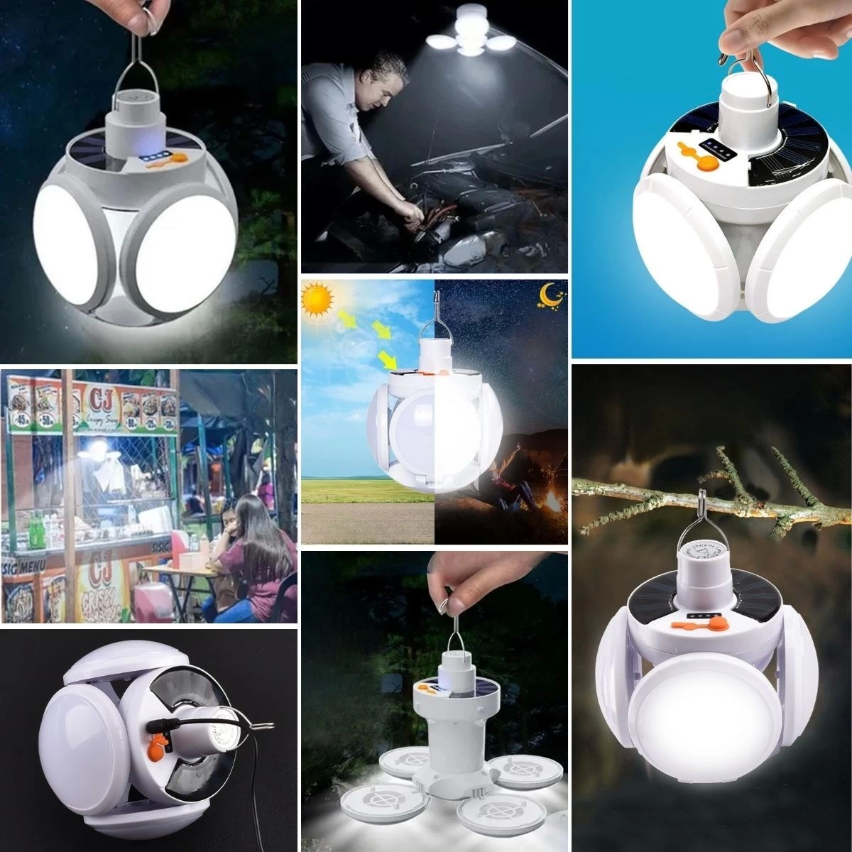 5 Led'li 3 Farklı Işık Modlu Açılıp Kapanabilir Led Kanatlı Güneş Enerjili Solar Aydınlatma Asılabilir Kamp Feneri ( Lisinya ) 5 Led'li 3 Farklı Işık Modlu Açılıp Kapanabilir Led Kanatlı Güneş Enerjili Solar Aydınlatma Asılabilir Kamp Feneri ( Lisinya )