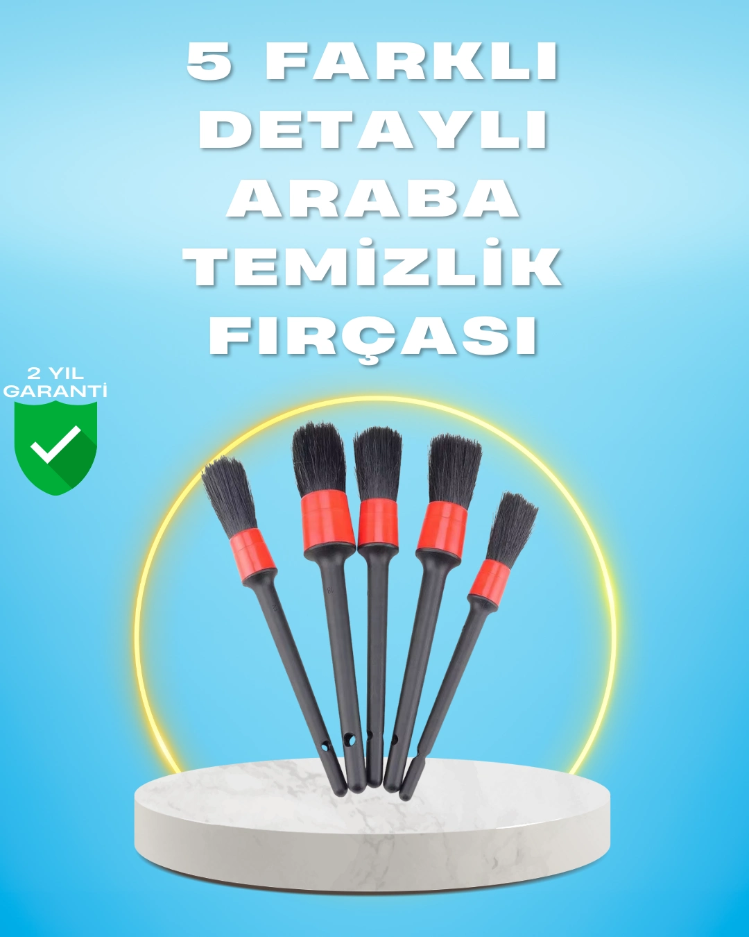 5'li Araba Temizlik Fırçaları-farklı Boyutlu Fırçalarla Derinlemesine Temizlik ( Lisinya ) 5'li Araba Temizlik Fırçaları-farklı Boyutlu Fırçalarla Derinlemesine Temizlik ( Lisinya )