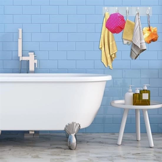 5'li Güçlü Yapışkanlı Şeffaf Duvar Askısı Banyo Mutfak Düzenleyici Pratik Askılık ( Lisinya ) 5'li Güçlü Yapışkanlı Şeffaf Duvar Askısı Banyo Mutfak Düzenleyici Pratik Askılık ( Lisinya )