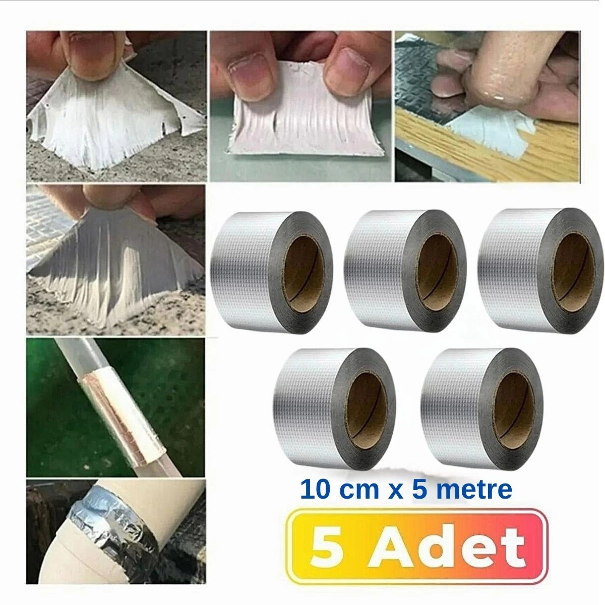 5 Li Su Geçirmez Çatlak Bandı 10cm 5m Yüksek Sıcaklık Dayanıklı Çatı Boru Duvar Onarım Çamur Bant ( Lisinya ) 5 Li Su Geçirmez Çatlak Bandı 10cm 5m Yüksek Sıcaklık Dayanıklı Çatı Boru Duvar Onarım Çamur Bant ( Lisinya )