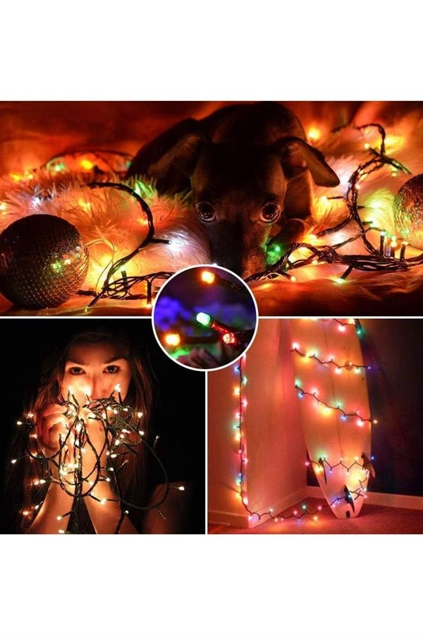 5 Metre Ampul Led Işık Renkli Rgb Çok Renkli Led Aydınlatma ( Lisinya )