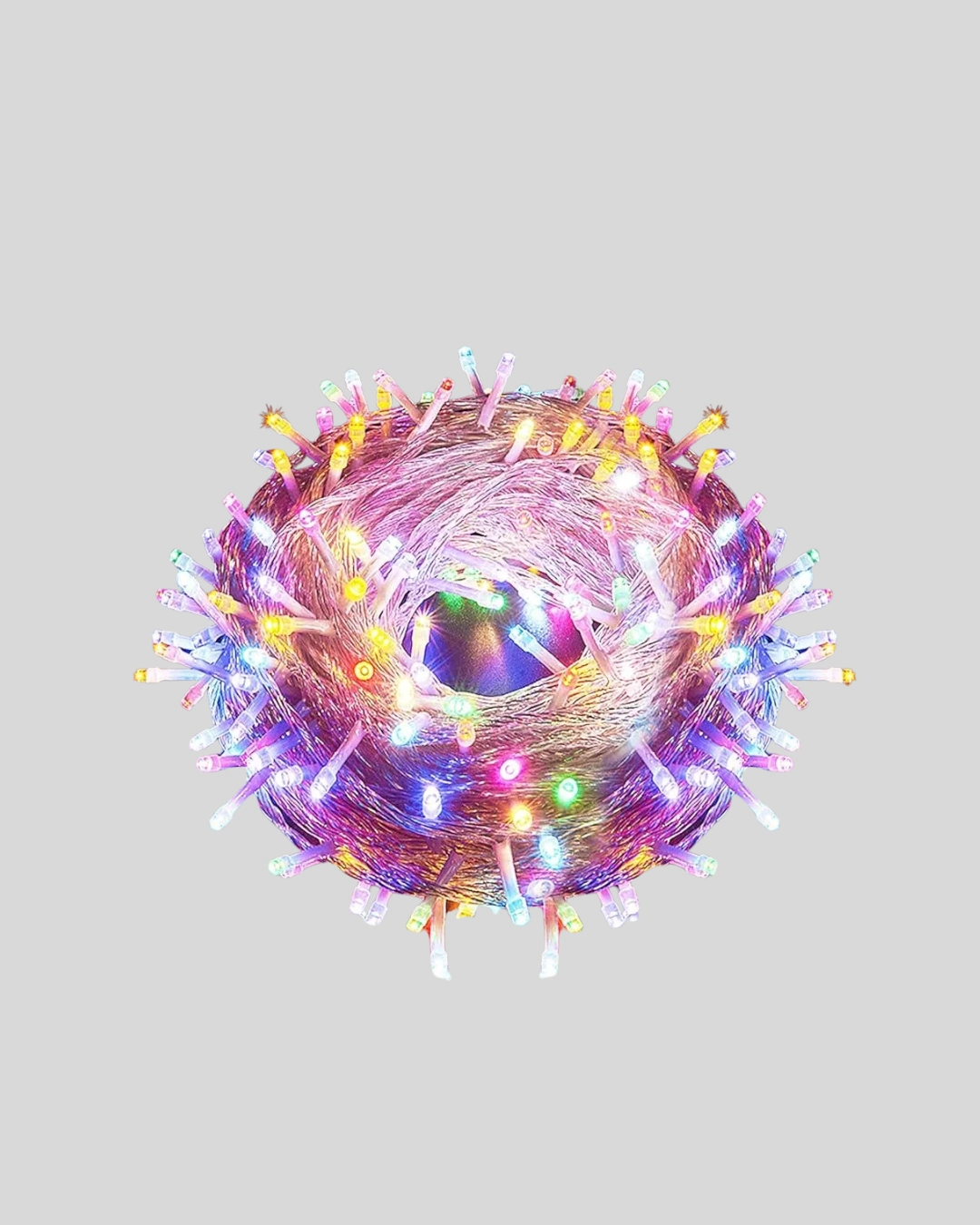 5 Metre Şeffaf Kablo Led Peri Işığı 50 Ampullü Dekoratif Led ( Lisinya )