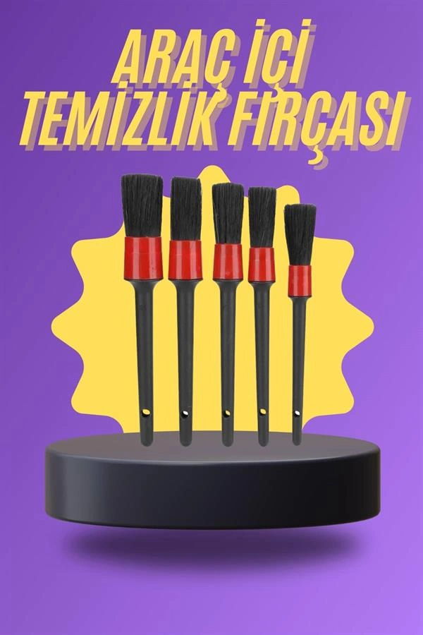 5 Parça Araç İçi Temizlik Fırçası Araç İçi-dışı Temizleme Fırça Seti ( Lisinya ) 5 Parça Araç İçi Temizlik Fırçası Araç İçi-dışı Temizleme Fırça Seti ( Lisinya )