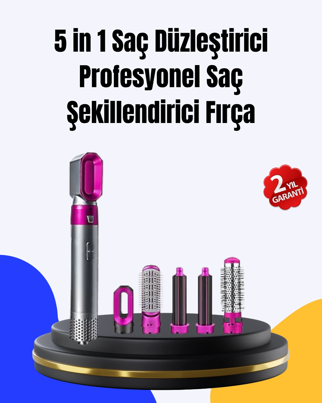 5 Parça Saç Şekillendirme Seti Düzleştirme Dalga Ve Bukle Yapma ( Lisinya ) 5 Parça Saç Şekillendirme Seti Düzleştirme Dalga Ve Bukle Yapma ( Lisinya )