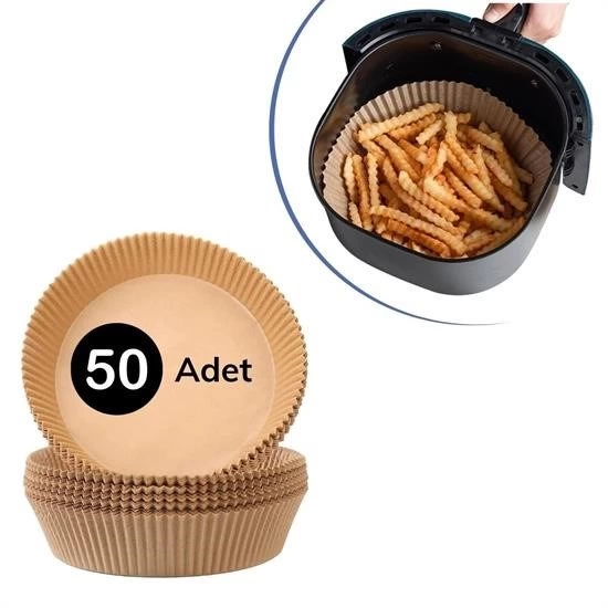 50 Adet Air Fryer Pişirme Kağıdı Tek Kullanımlık Hava Fritöz Yağ Geçirmez Yapışmaz Tabak Model ( Lisinya ) 50 Adet Air Fryer Pişirme Kağıdı Tek Kullanımlık Hava Fritöz Yağ Geçirmez Yapışmaz Tabak Model ( Lisinya )