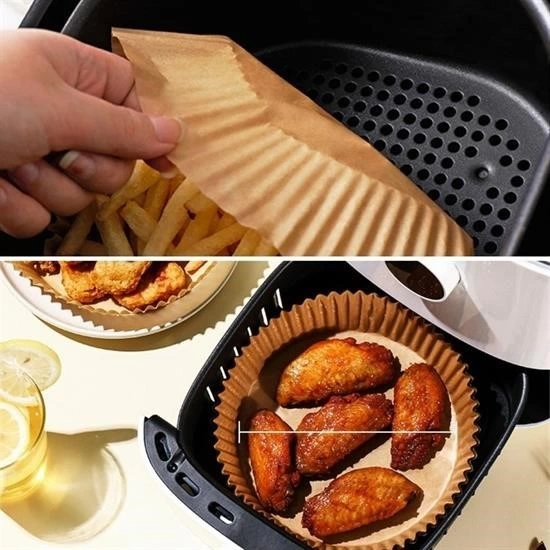 50 Adet Air Fryer Pişirme Kağıdı Tek Kullanımlık Hava Fritöz Yağ Geçirmez Yapışmaz Tabak Model ( Lisinya ) 50 Adet Air Fryer Pişirme Kağıdı Tek Kullanımlık Hava Fritöz Yağ Geçirmez Yapışmaz Tabak Model ( Lisinya )