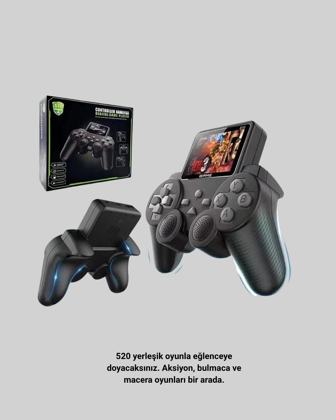 500 Dahili Oyunlu Taşınabilir Retro El Konsolu-2.4 İnç Renkli Ekranlı ( Lisinya ) 500 Dahili Oyunlu Taşınabilir Retro El Konsolu-2.4 İnç Renkli Ekranlı ( Lisinya )