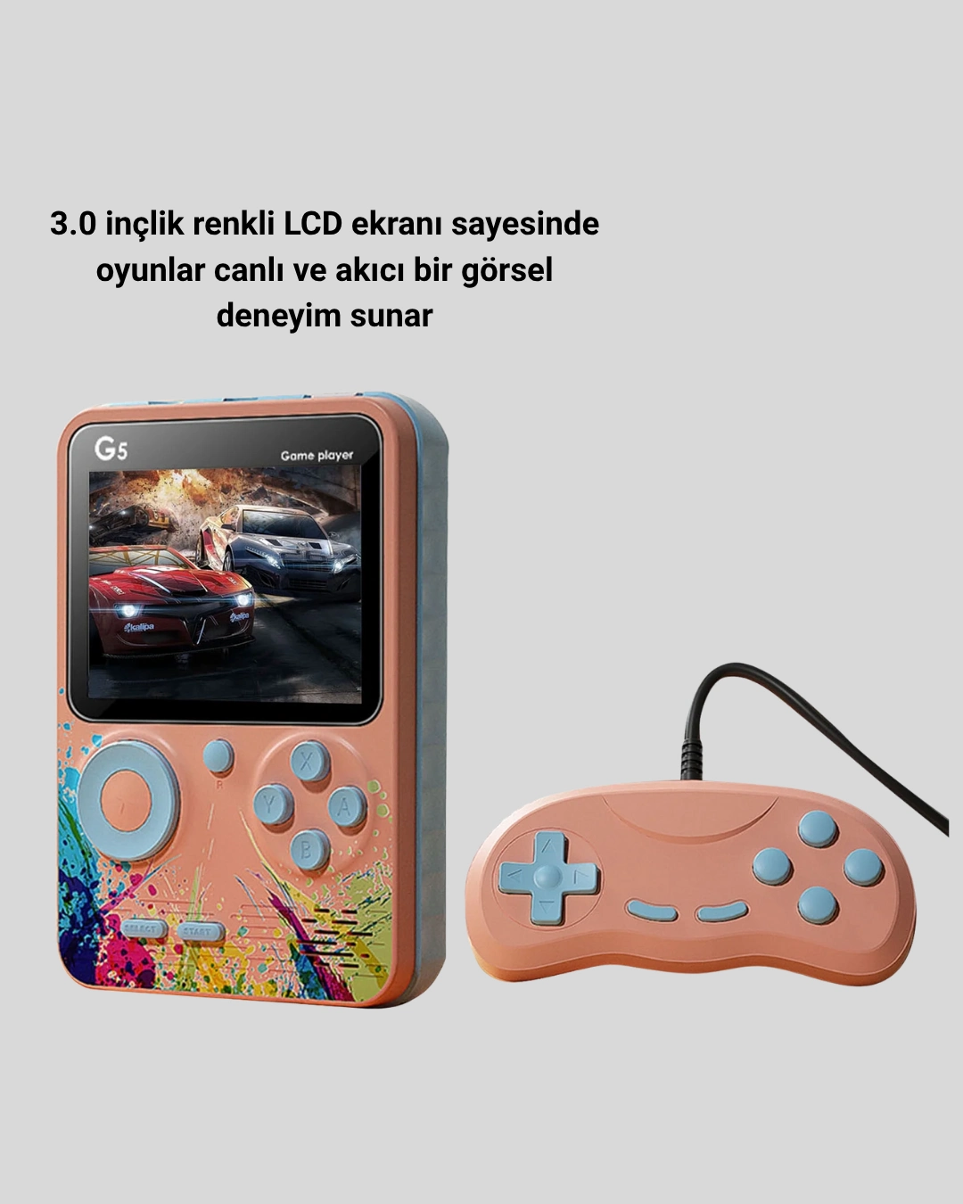 500 Klasik Oyunlu Retro Oyun Konsolu Taşınabilir Ve Tv Bağlantılı ( Lisinya ) 500 Klasik Oyunlu Retro Oyun Konsolu Taşınabilir Ve Tv Bağlantılı ( Lisinya )