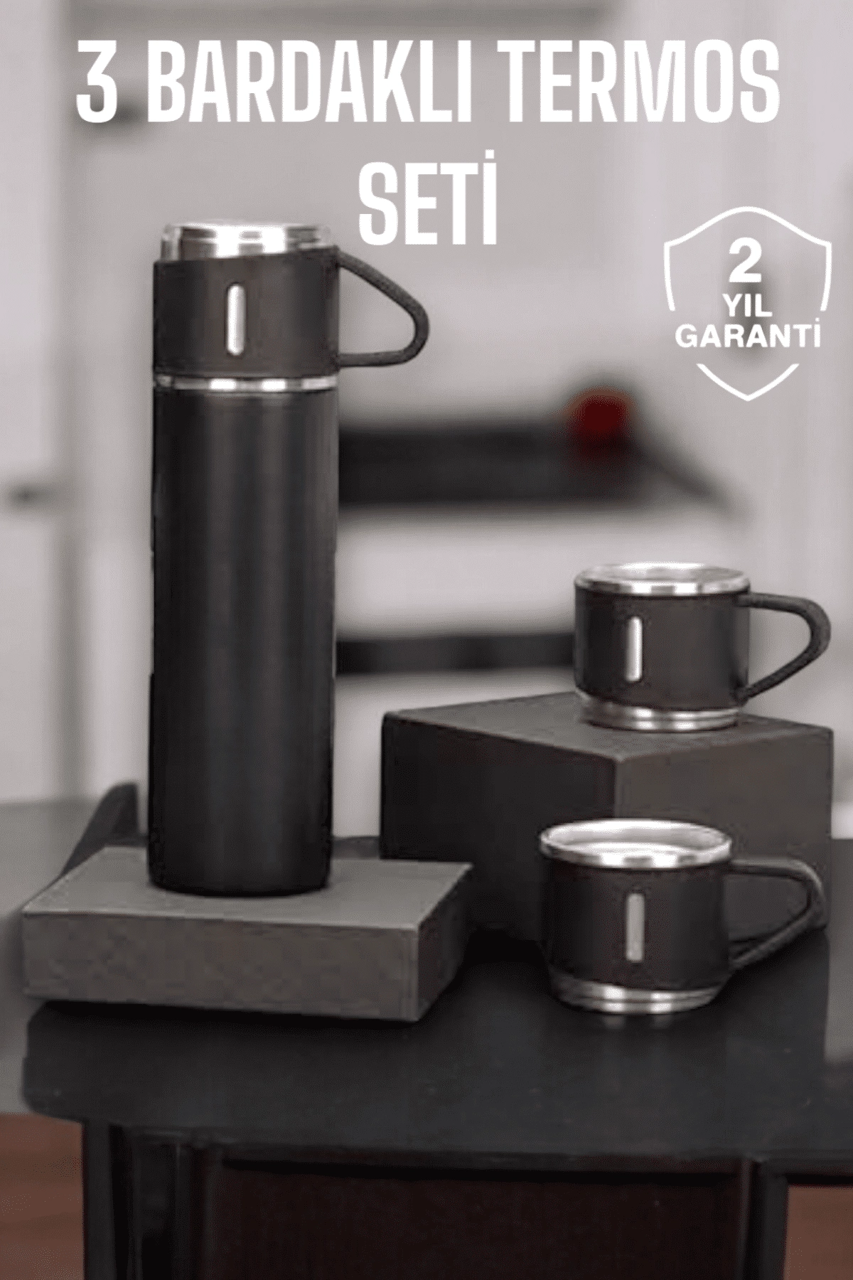 500 Ml Kapasiteli Taşınabilir Basınçlı Termos Seti Günlük Kullanım İçin İdeal ( Lisinya )