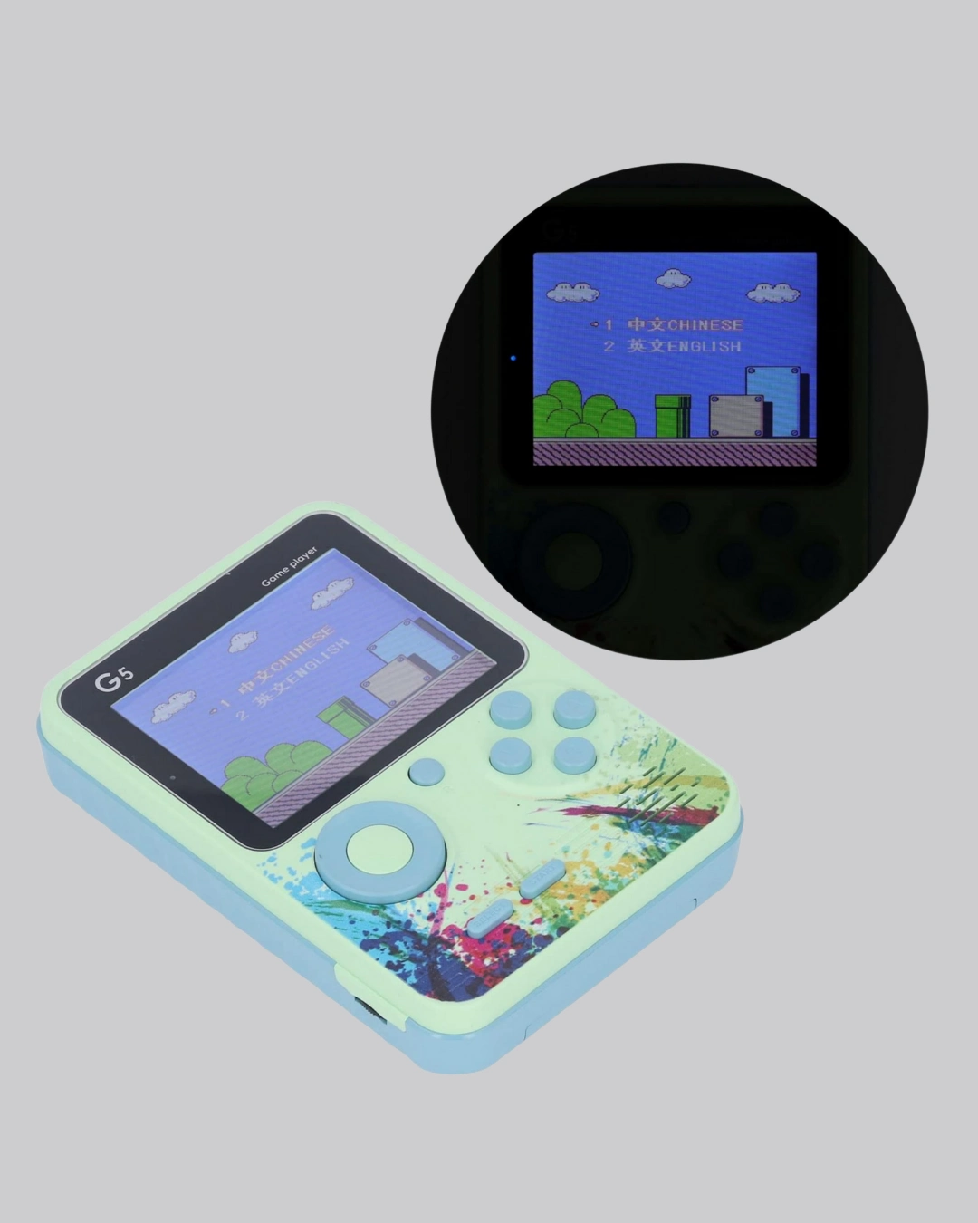 500 Oyunlu G5 Retro Mini Oyun Konsolu 3 İnç Ekran Ve Av Tv Desteği ( Lisinya ) 500 Oyunlu G5 Retro Mini Oyun Konsolu 3 İnç Ekran Ve Av Tv Desteği ( Lisinya )