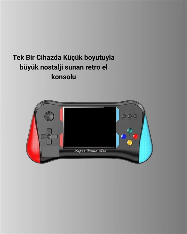 500 Retro Oyunlu Taşınabilir El Konsolu – X7m Modeli ( Lisinya )