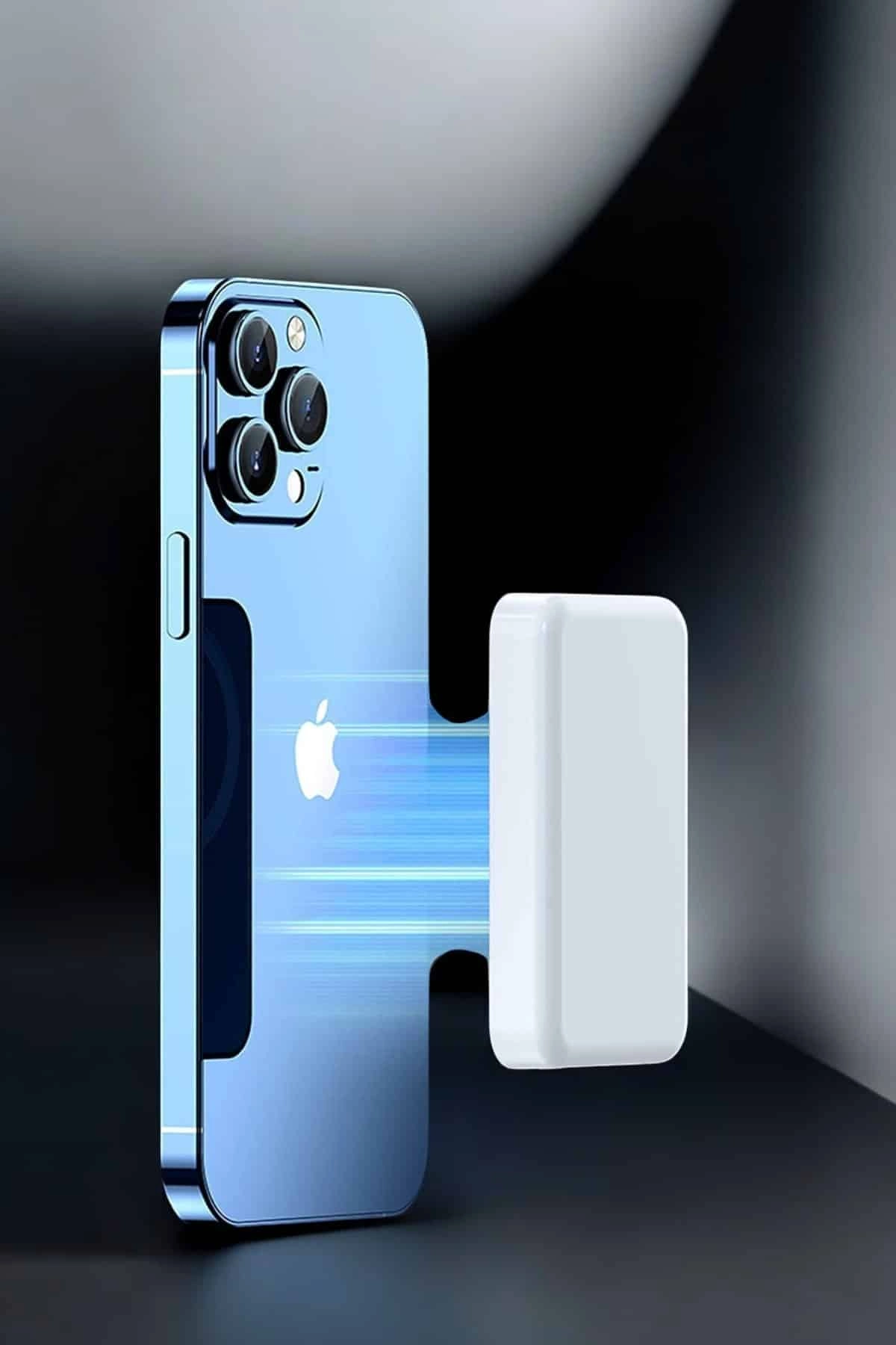 5000 Mah İos Uyumlu Magsafe Kablosuz Şarj Hızlı Şarj Desteği ( Lisinya ) 5000 Mah İos Uyumlu Magsafe Kablosuz Şarj Hızlı Şarj Desteği ( Lisinya )