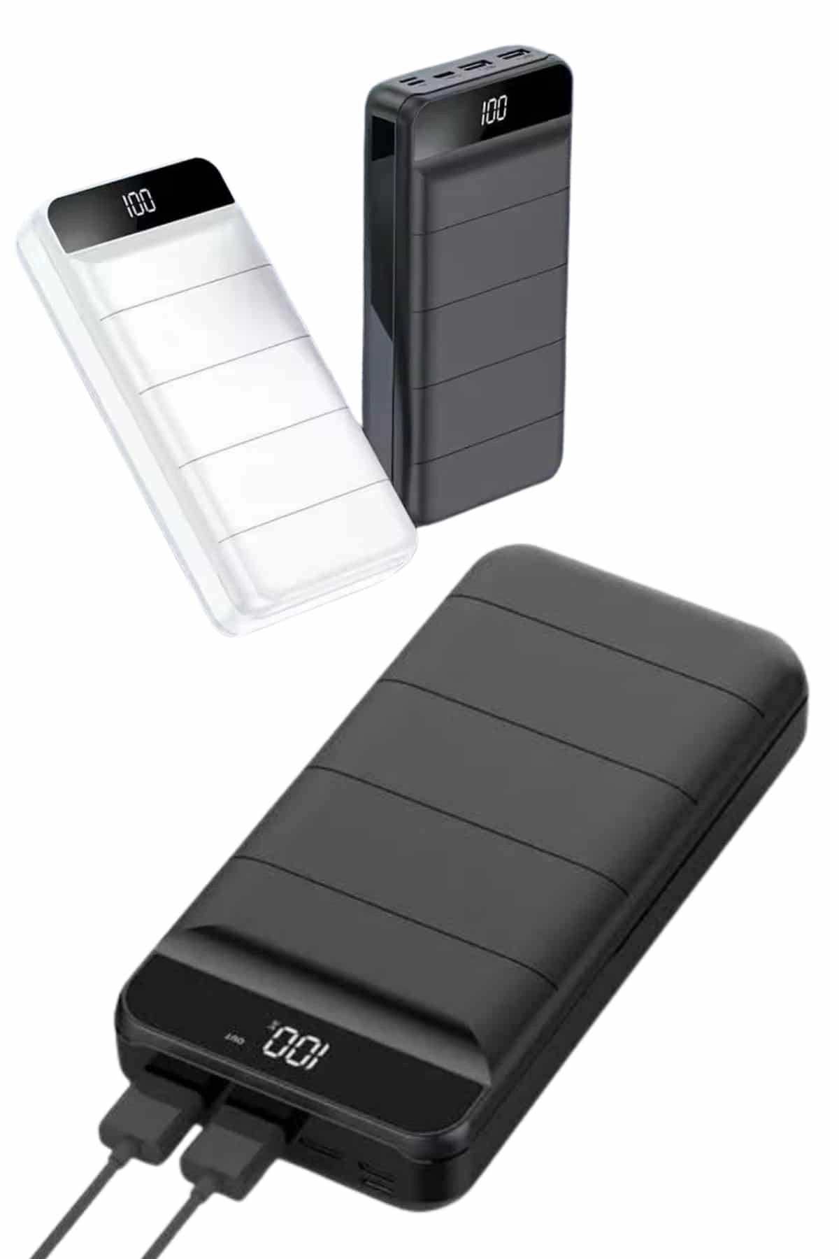 50.000 Mah Powerbank Turbo Hızlı Led Göstergeli Android İos Uyumlu Taşınabilir Askılı ( Lisinya )