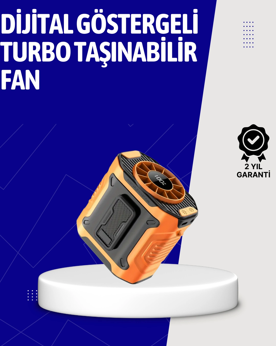 5000mah Şarjlı Soğutma Fanı Taşınabilir ( Lisinya )
