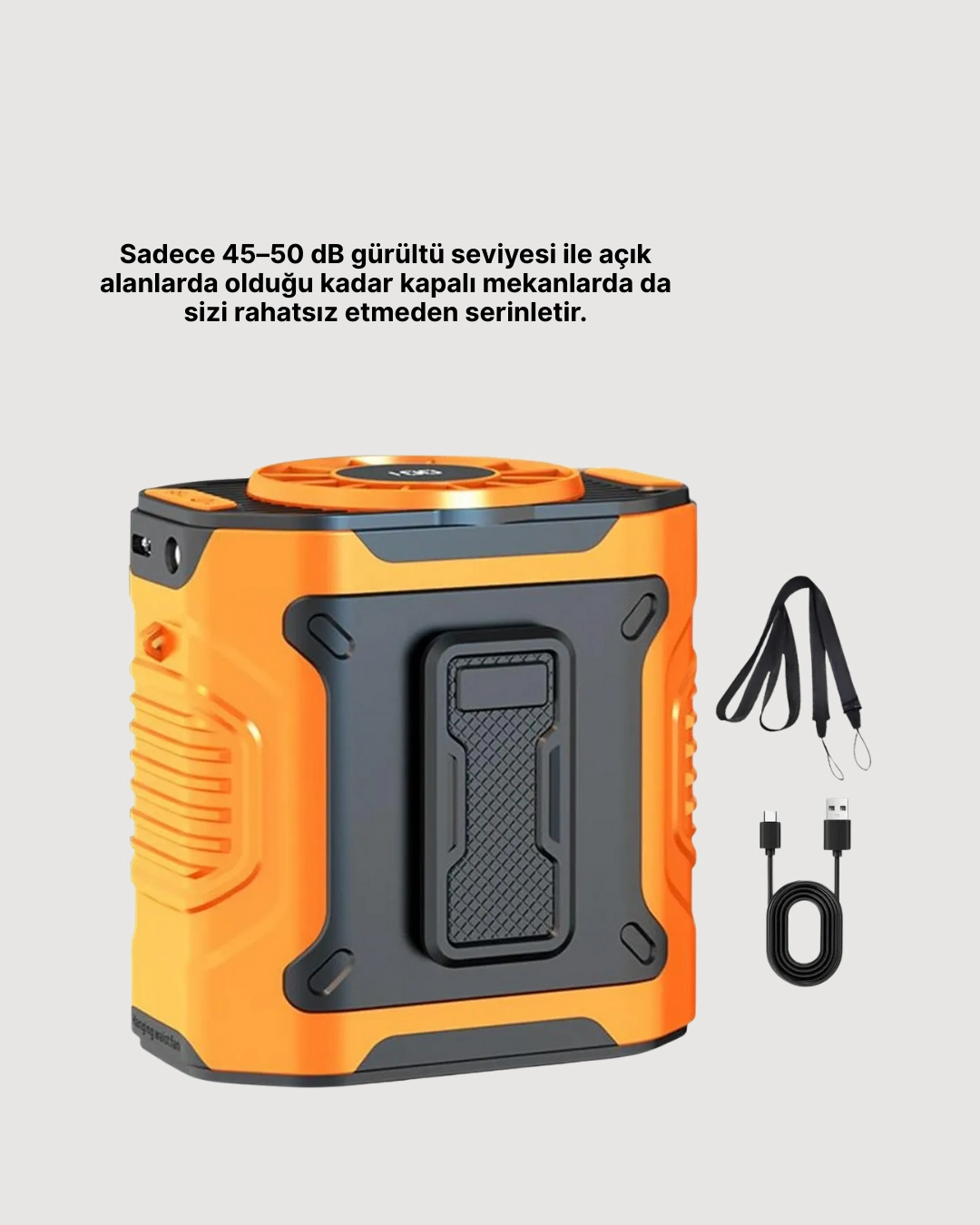 5000mah Şarjlı Soğutma Fanı Taşınabilir ( Lisinya )