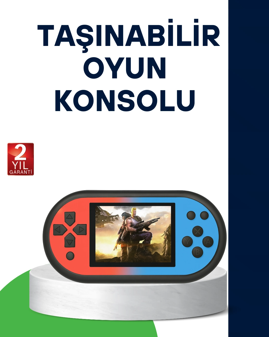 520 Oyunlu Taşınabilir Oyun Konsolu Hd Ekranlı Retro Eğlence ( Lisinya )