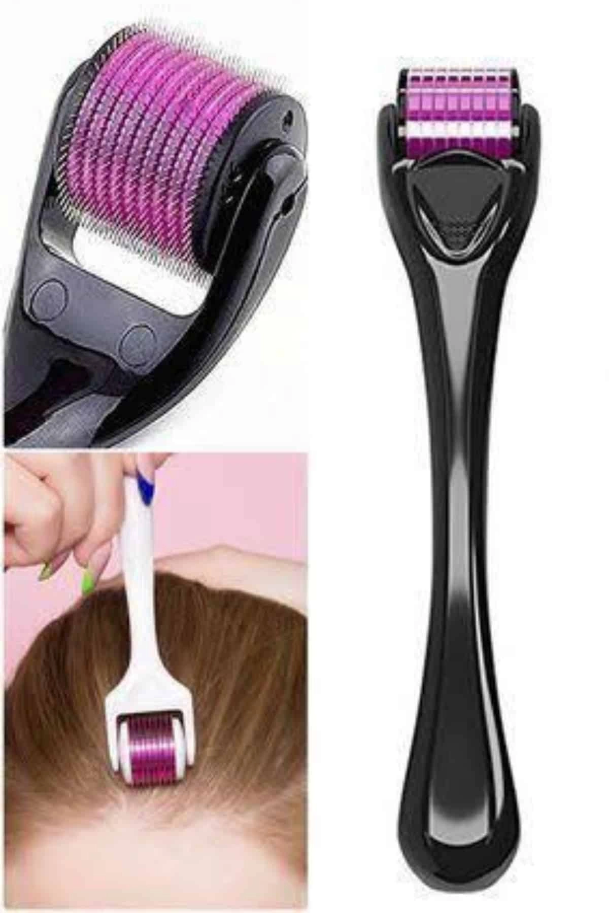 540 Iğneli Derma Roller 1mm Titanyum Uçlu Saç Kaş Serum Kullanımına Uygun ( Lisinya )