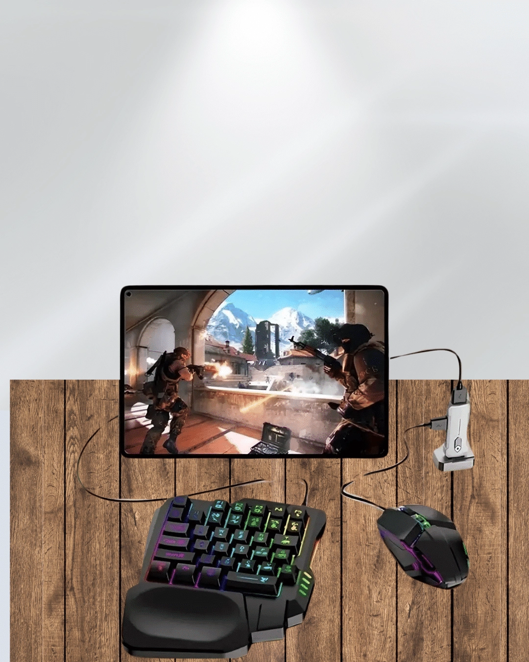 5in1 Bt5.3 Mobil Oyun Kiti Klavye Mouse Dönüştürücü Seti ( Lisinya ) 5in1 Bt5.3 Mobil Oyun Kiti Klavye Mouse Dönüştürücü Seti ( Lisinya )