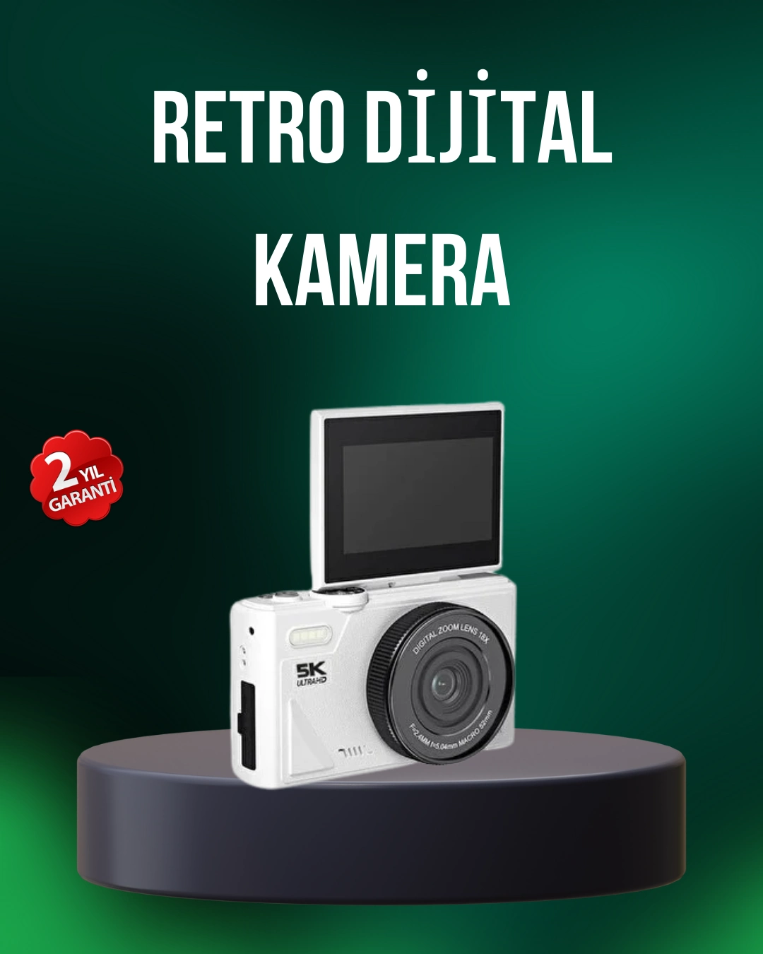 5k 75mp Dijital Kamera Kablosuz Aktarımlı Otofokus Ve 18x Dijital Zoom ( Lisinya ) 5k 75mp Dijital Kamera Kablosuz Aktarımlı Otofokus Ve 18x Dijital Zoom ( Lisinya )