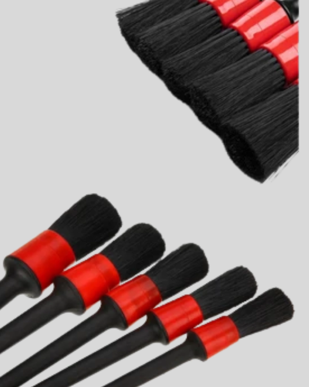 5’li Detay Temizlik Fırçası Seti Araç İç Dış Jant Motor Çok Amaçlı ( Lisinya )