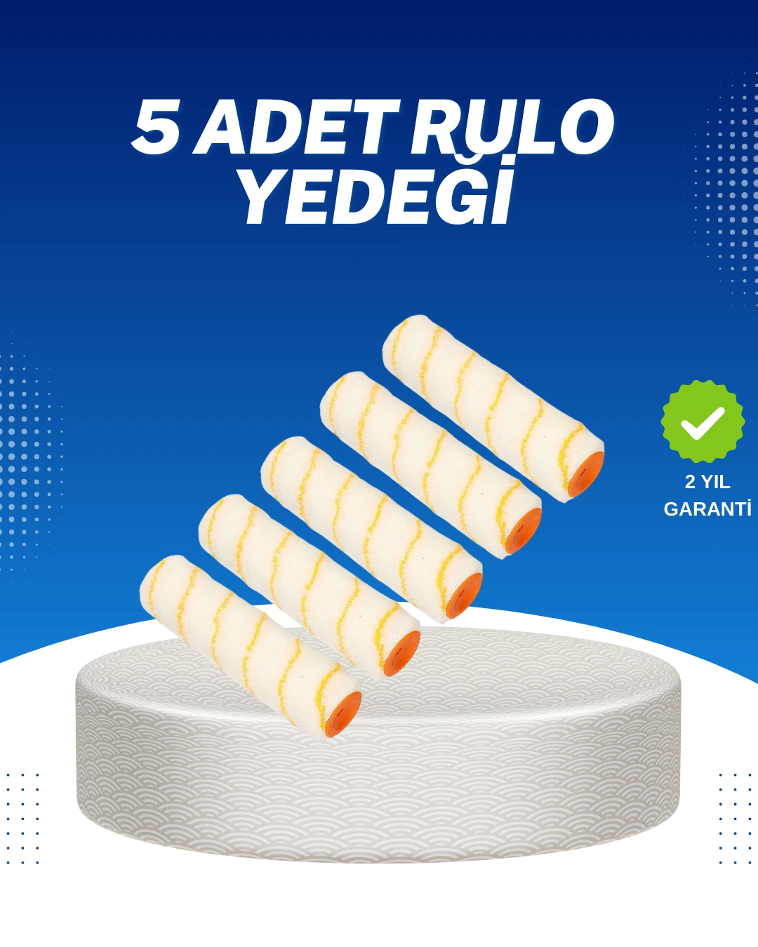 5’li Emülsiyon Boya Rulosu Duvar Ve Tavan Uygulamasına Uygun ( Lisinya )