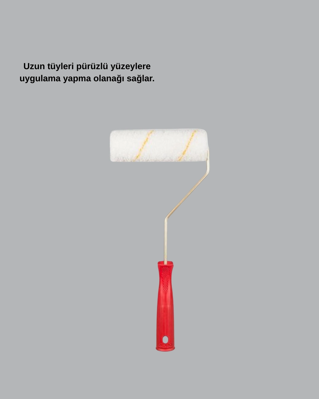 5’li Mini Rulo Boya Seti Duvar Tavan Emülsiyon Uygulama ( Lisinya )