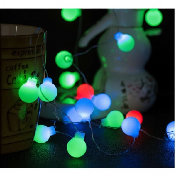 5m 28 Led Rgb Işık Şeffaf Kablo Fişli Eklemeli ( Lisinya )