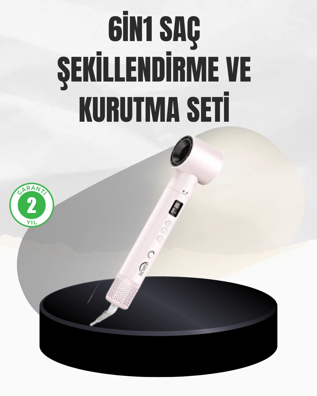 6 Başlıklı Hızlı Kurutma Ve Bukle Şekillendirme Seti ( Lisinya ) 6 Başlıklı Hızlı Kurutma Ve Bukle Şekillendirme Seti ( Lisinya )