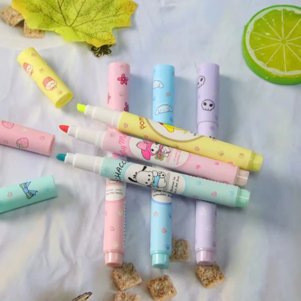 6'lı Fosforlu Kalem Seti - Sanrio Karakterleri, Kuromi, Hello Kitty ( Lisinya ) 6'lı Fosforlu Kalem Seti - Sanrio Karakterleri, Kuromi, Hello Kitty ( Lisinya )