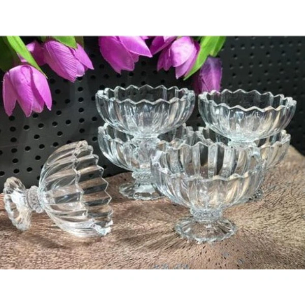 6'lı Kristal Çerezlik Seti ( Lisinya ) 6'lı Kristal Çerezlik Seti ( Lisinya )