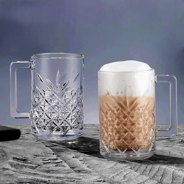 6'lı Kulplu Kristal Meşrubat Bardağı ( Lisinya ) 6'lı Kulplu Kristal Meşrubat Bardağı ( Lisinya )