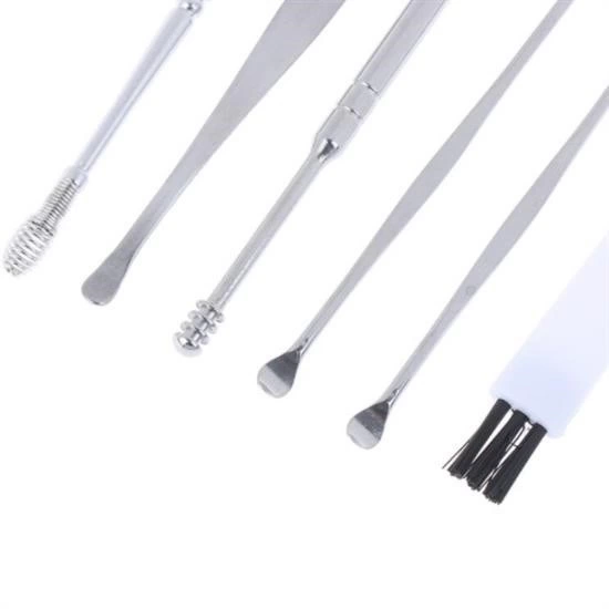 6 Parça Paslanmaz Çelik Kulak Balmumu Toplayıcı Çıkarıcı Temizleyici Bakımı Çubuk Seti ( Lisinya ) 6 Parça Paslanmaz Çelik Kulak Balmumu Toplayıcı Çıkarıcı Temizleyici Bakımı Çubuk Seti ( Lisinya )