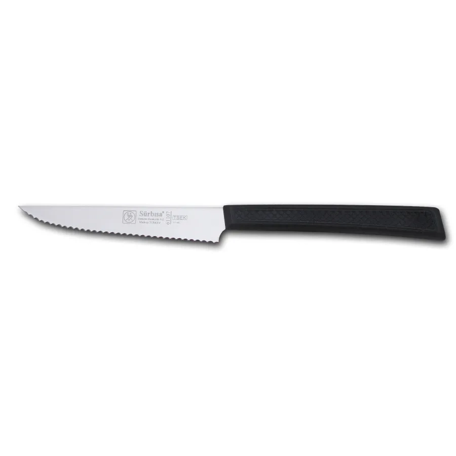 61107 - Sürmene Lazerli Tırtıklı Biftek / Steak Bıçağı 12 Cm ( Lisinya ) 61107 - Sürmene Lazerli Tırtıklı Biftek / Steak Bıçağı 12 Cm ( Lisinya )