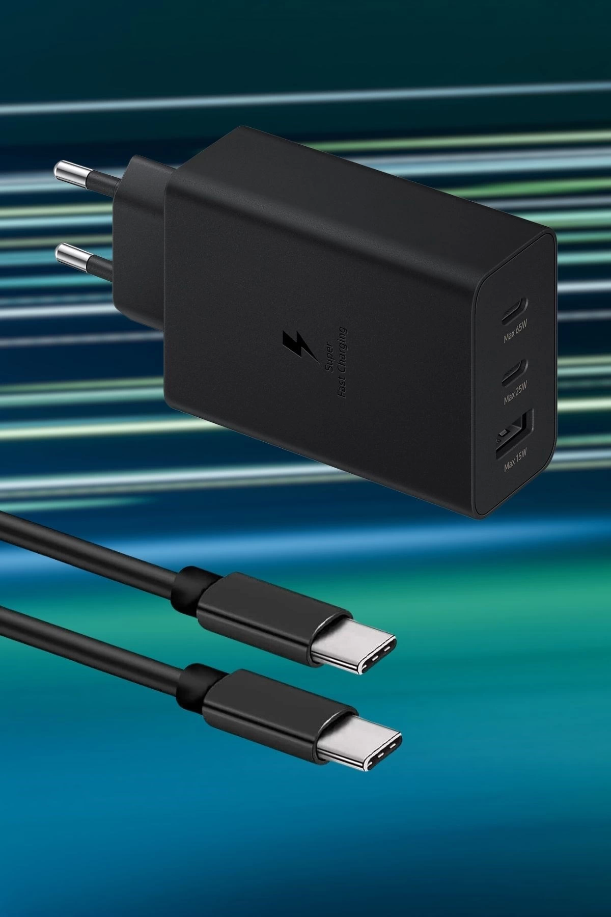 65w Hızlı Şarj Edebilen Type C Uçlu Şarj Aleti ( Lisinya ) 65w Hızlı Şarj Edebilen Type C Uçlu Şarj Aleti ( Lisinya )