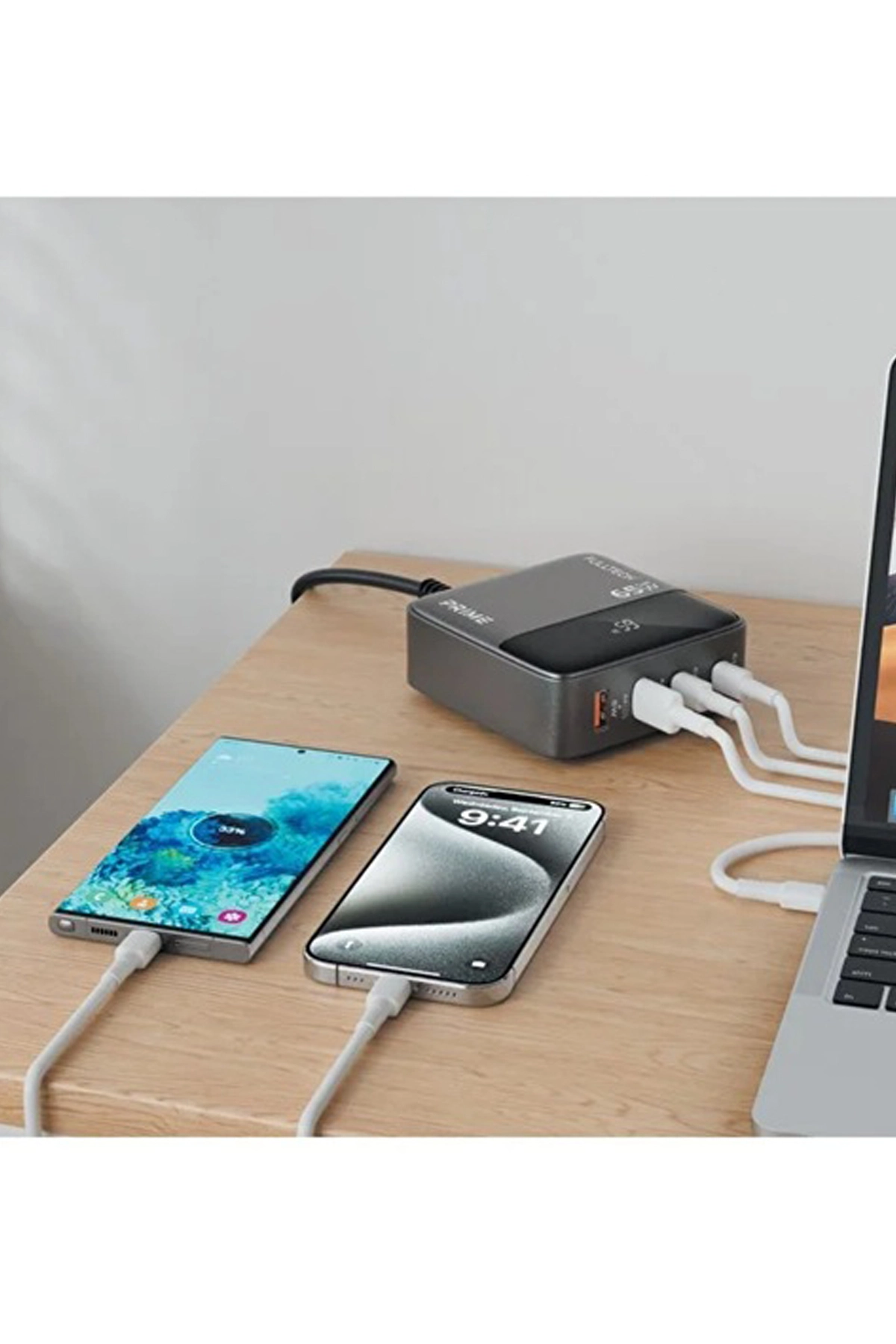 65w Masaüstü 4 Portlu Hızlı Şarj Cihazı İstasyonu 2xusb-a, 2xtype-c Giriş,1,5 Mt. Kablo ( Lisinya ) 65w Masaüstü 4 Portlu Hızlı Şarj Cihazı İstasyonu 2xusb-a, 2xtype-c Giriş,1,5 Mt. Kablo ( Lisinya )