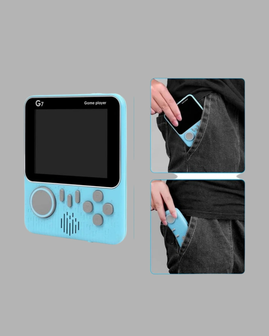 666 Oyunlu Retro Mini Oyun Konsolu – 3.5 inç Lcd Ekran Ve Çift Kişilik Oyun ( Lisinya )