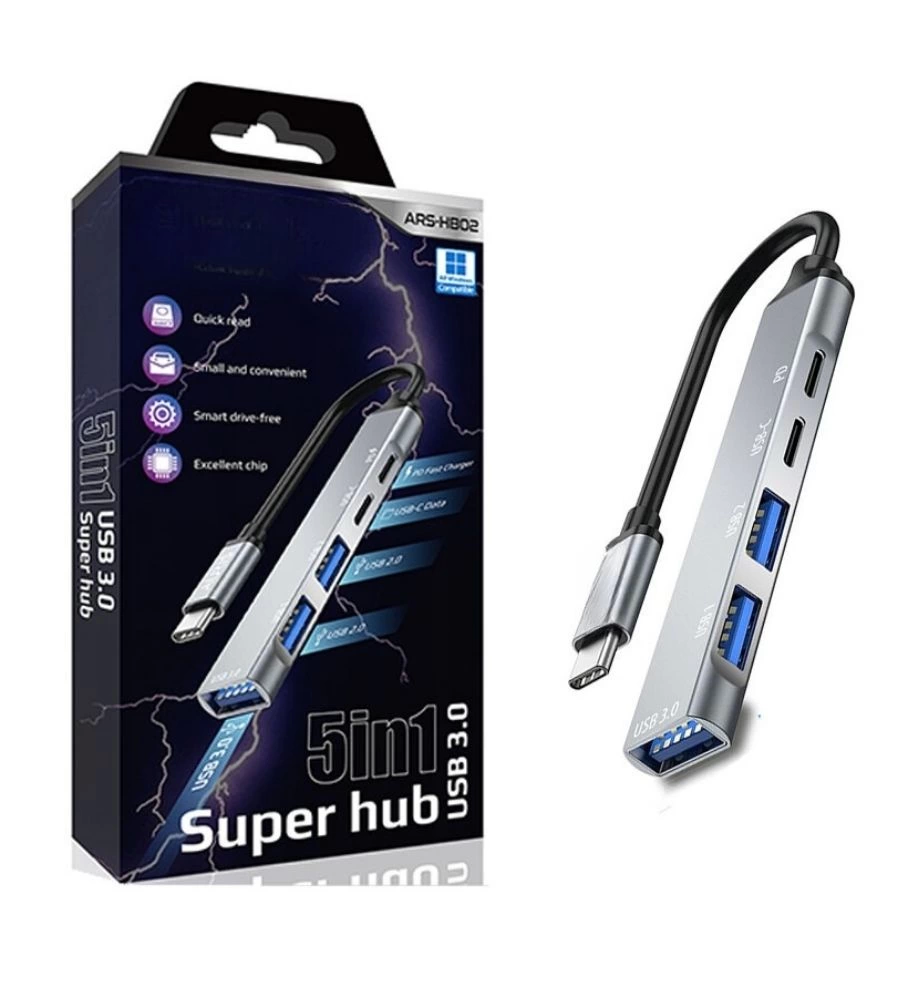 5in1 Metal Usb Hub – Yüksek Hızlı Çoklayıcı, 5 Bağlantı Noktalı, Dayanıklı Ve Taşınabilir Tasarım ( Lisinya ) 5in1 Metal Usb Hub – Yüksek Hızlı Çoklayıcı, 5 Bağlantı Noktalı, Dayanıklı Ve Taşınabilir Tasarım ( Lisinya )
